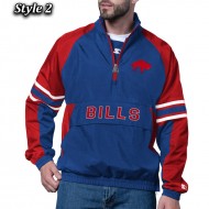 Buffalo Bills Prospect Royal Half-Zip Pullover Jacket