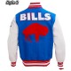 Buffalo Bills Retro Classic Royal and Cream Varsity Jacket