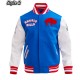Buffalo Bills Retro Classic Royal and Cream Varsity Jacket
