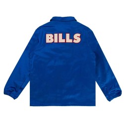 Buffalo Bills Royal Satin Windbreaker
