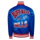 Buffalo Bills Turn It Up M Classic Rib Royal Satin Jacket Buffalo Bills Turn It Up M Classic Rib Royal Satin Jacket