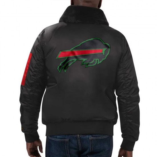 Buffalo Bills Ty Mopkins Black Jacket