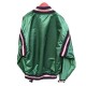 Buffalo Bisons Green Minor League Bomber Satin Jacket