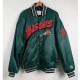 Buffalo Bisons Rare Green Satin Bomber Jacket