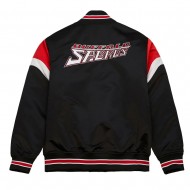 Buffalo Sabres Black Heavyweight Satin Jacket