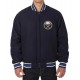 Buffalo Sabres Bomber Navy Blue Wool Jacket
