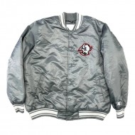 Buffalo Sabres Gray Bomber Satin Jacket