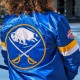 Buffalo Sabres Royal Snap Up Varsity Satin Jacket