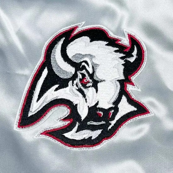 Buffalo Sabres Silver Satin Jacket