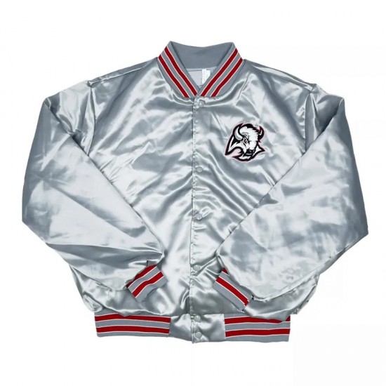 Buffalo Sabres Silver Satin Jacket