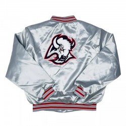 Buffalo Sabres Silver Satin Jacket