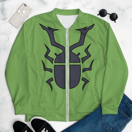 Bug Duelist Beetle Green Bomber Jacket Bug Duelist Beetle Green Bomber Jacket