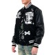 Bulldog First Row Black Varsity Jacket Bulldog First Row Black Varsity Jacket
