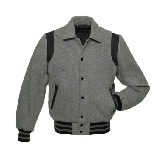 Byron Collar Baseball Varsity Jacket Byron Collar Baseball Varsity Jacket