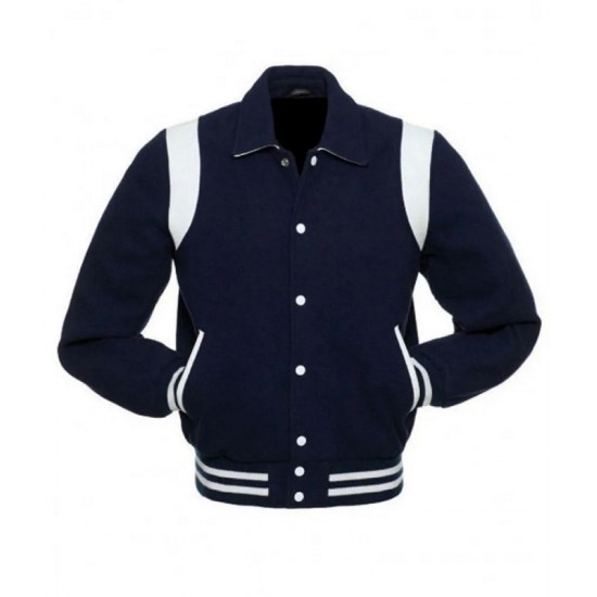 Byron Collar Baseball Varsity Jacket Byron Collar Baseball Varsity Jacket