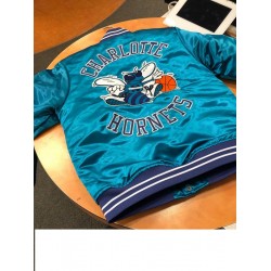 Charlotte Hornets nba Satin Jacket
