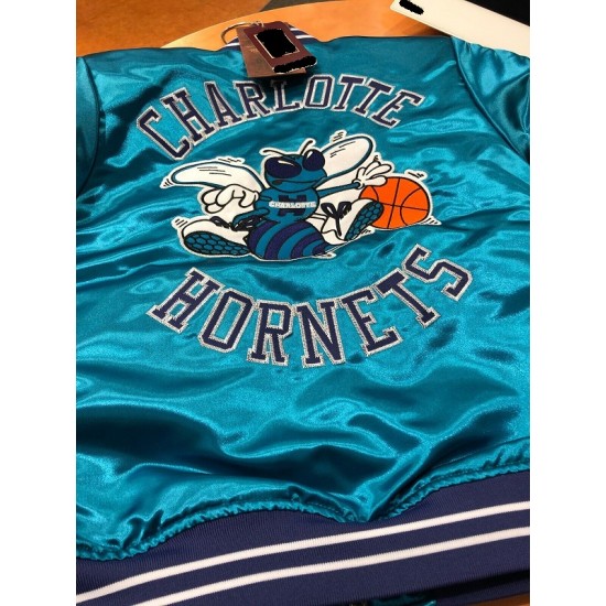 Charlotte Hornets nba Satin Jacket Charlotte Hornets nba Satin Jacket
