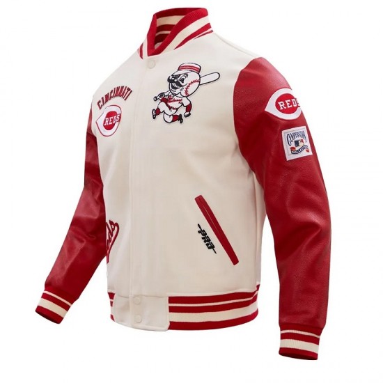 Cincinnati Reds Retro Classic Wool Varsity Jacket Cincinnati Reds Retro Classic Wool Varsity Jacket