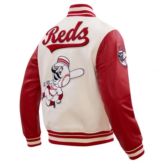 Cincinnati Reds Retro Classic Wool Varsity Jacket Cincinnati Reds Retro Classic Wool Varsity Jacket