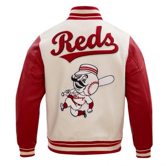 Cincinnati Reds Retro Classic Wool Varsity Jacket Cincinnati Reds Retro Classic Wool Varsity Jacket