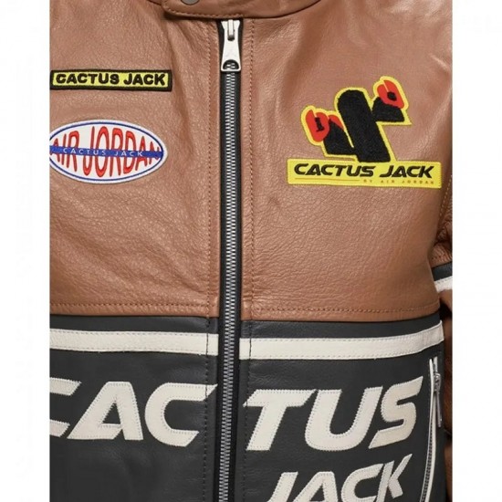 Cactus Air Jordan Leather Jacket Cactus Air Jordan Leather Jacket
