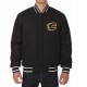 Calgary Flames Bomber Black Wool Jacket Calgary Flames Bomber Black Wool Jacket