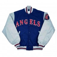 California Angels Blue & Gray Varsity Jacket