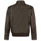 Call Of Duty WWII Men's Brown Leather Jacket Call Of Duty WWII Men's Brown Leather Jacket