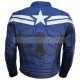 Captain America Winter Soldier Biker Leather Jacket Captain America Winter Soldier Biker Leather Jacket
