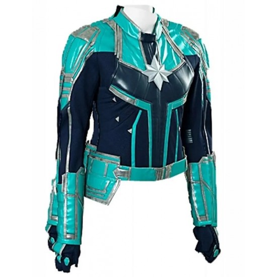 Captain Marvel Green Jacket Captain Marvel Green Jacket