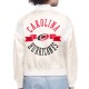 Carolina Hurricanes Printed Logo Varsity Satin Jacket Carolina Hurricanes Printed Logo Varsity Satin Jacket