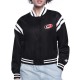 Carolina Hurricanes Printed Logo Varsity Satin Jacket Carolina Hurricanes Printed Logo Varsity Satin Jacket