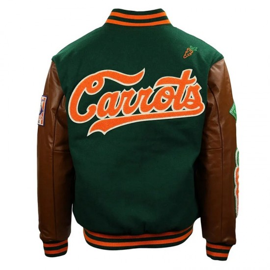 Carrots Arlington Heights Green Varsity Jacket Carrots Arlington Heights Green Varsity Jacket