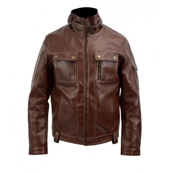 Chad Gangsters Kingdom Spade IV Leather Jacket Chad Gangsters Kingdom Spade IV Leather Jacket
