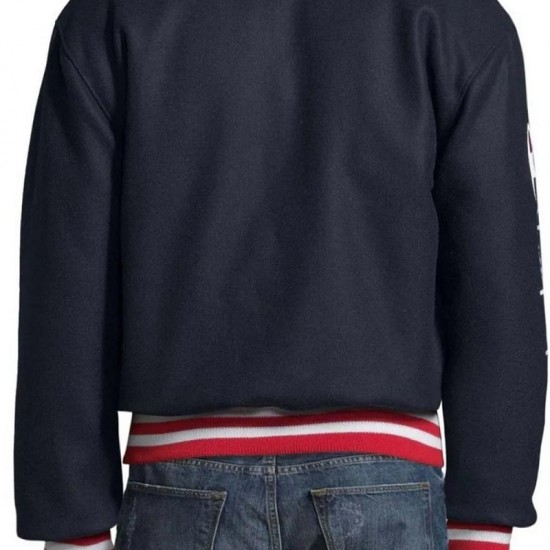 Champion Exclusive Life Blue Varsity Jacket Champion Exclusive Life Blue Varsity Jacket