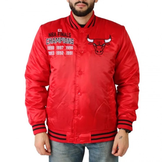 Champions Chicago Bulls 6X Finals Jacket