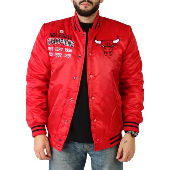 Champions Chicago Bulls 6X Finals Jacket
