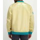 Charlotte Hornets Gold Satin Jacket