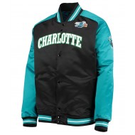 Charlotte Hornets Hardwood Classics Reload 3.0 Black & Teal Jacket