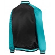 Charlotte Hornets Hardwood Classics Reload 3.0 Black & Teal Jacket
