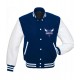 Charlotte Hornets NBA Letterman Blue and White Jacket