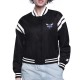 Charlotte Hornets Printed Logo Varsity Satin Jacket Charlotte Hornets Printed Logo Varsity Satin Jacket