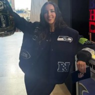 Chelsea Green Seattle Seahawks Varsity Jacket
