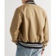 Chesapeake Shores S06 Evan Kincaid Brown Suede Varsity Jacket Chesapeake Shores S06 Evan Kincaid Brown Suede Varsity Jacket