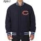 Chicago Bears Letterman Navy Blue Jacket