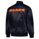 Chicago Bears Navy Varsity Satin Jacket