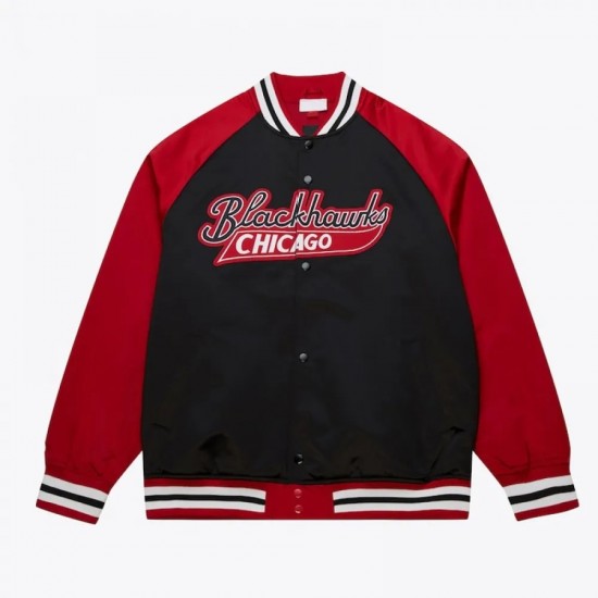 Chicago Blackhawks Vintage Satin Jacket Chicago Blackhawks Vintage Satin Jacket