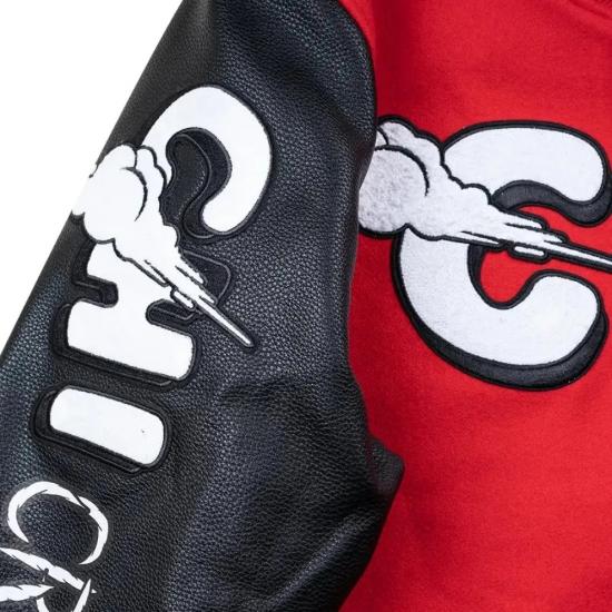 Chicago Bull Windy City Red Varsity Jacket Chicago Bull Windy City Red Varsity Jacket