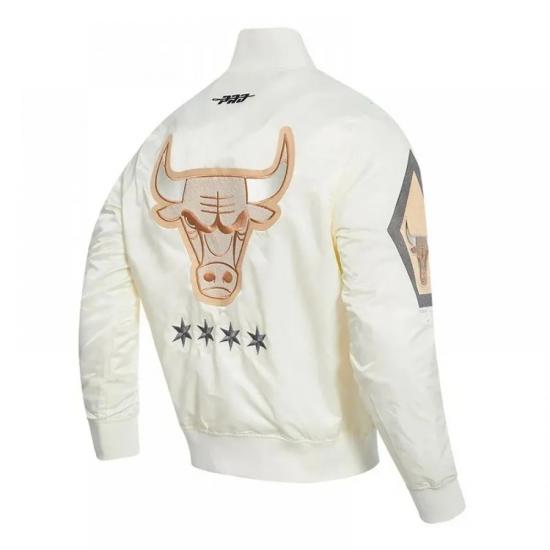 Chicago Bulls 2024/25 City Edition Chenille Satin Jacket Chicago Bulls 2024/25 City Edition Chenille Satin Jacket