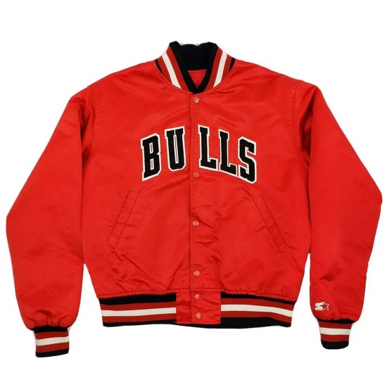 Chicago Bulls 80s Retro Orange Jacket